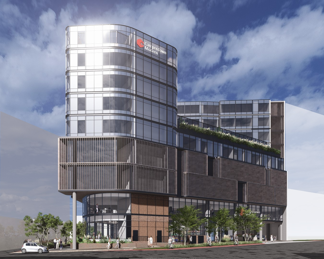 Camperdown Modern architectural render. Image courtesy of HSPC Health Architects.